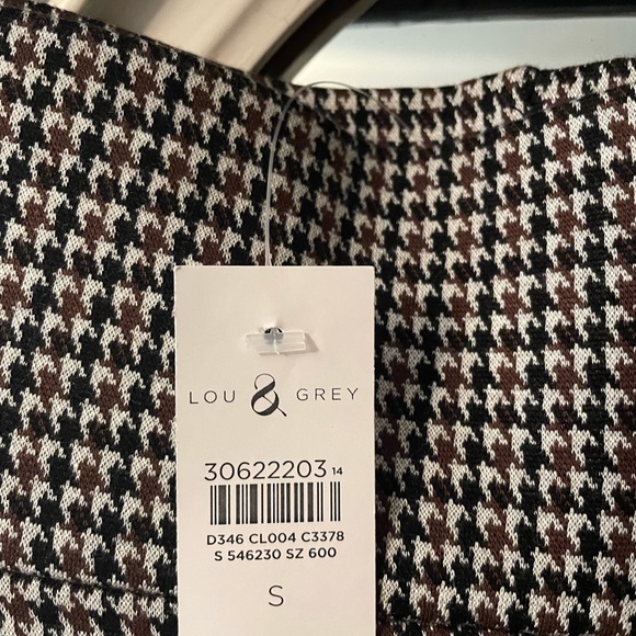 Loft Lou & Grey Houndstooth Ponte Leggings Last Season Size NWT - Picture 2 of 3